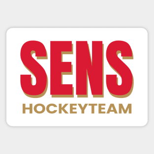 sens hockey team Magnet